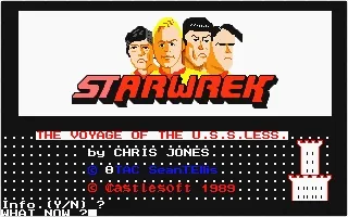 Star Wrek title screen