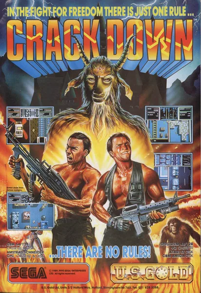 Crack Down (Europe) (Budget - Kixx) cover art for Atari ST
