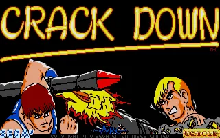 Crack Down (Europe) (Budget - Kixx) title screen