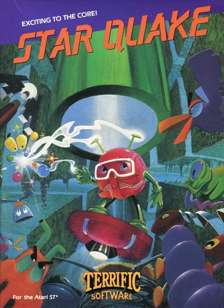 Starquake cover art for Atari ST