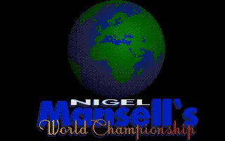 Nigel Mansell's World Championship title screen