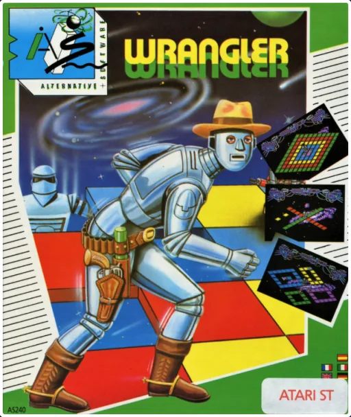 Wrangler cover art for Atari ST