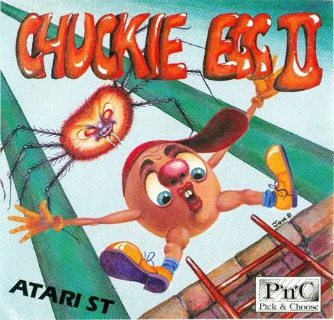 Chuckie Egg II cover art for Atari ST