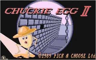 Chuckie Egg II title screen