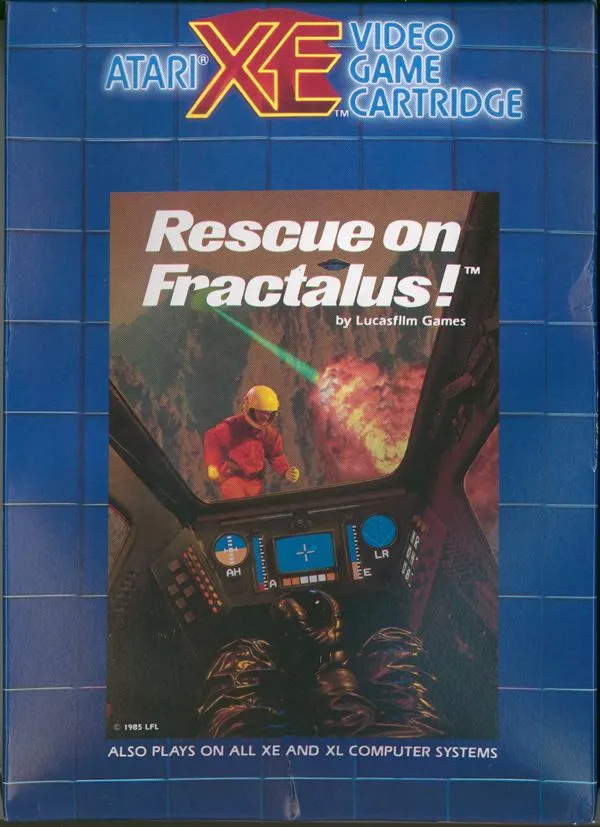 Rescue on Fractalus! box art