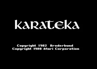 Karateka screenshot