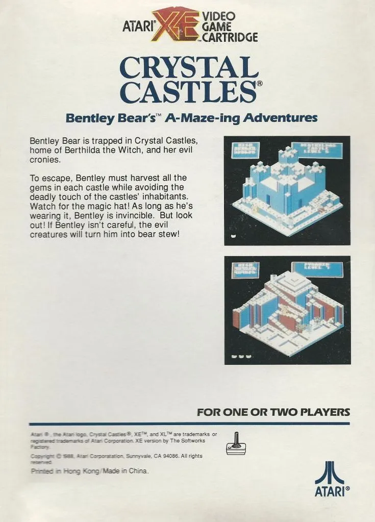 Crystal Castles box back