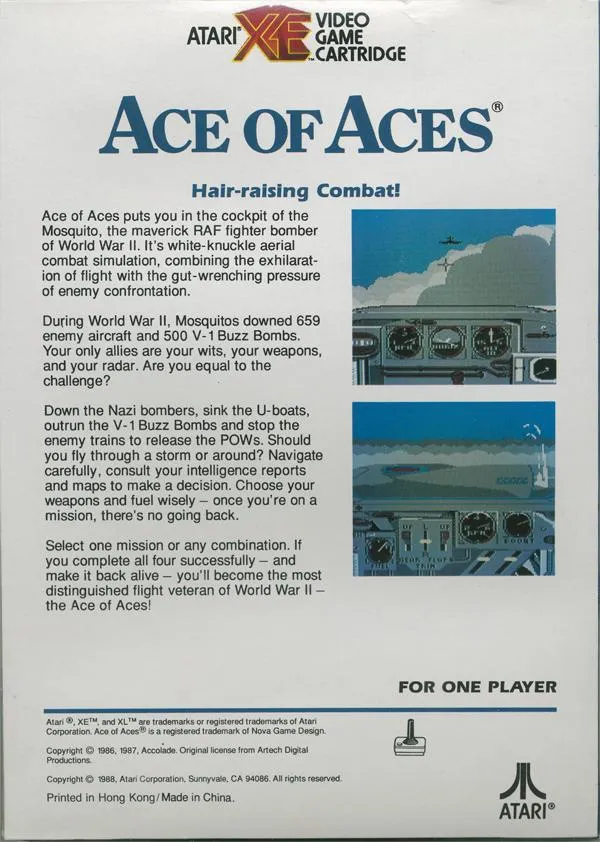 Ace of Aces box back