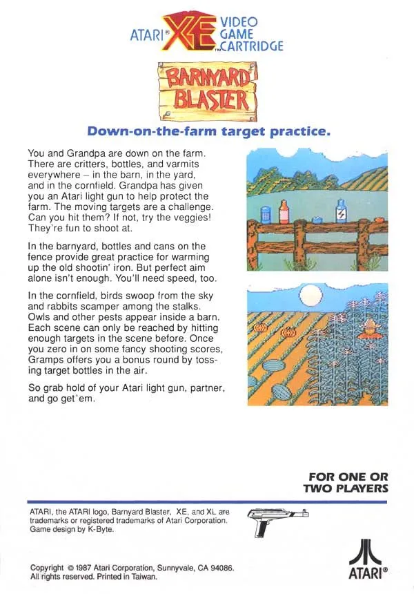Barnyard Blaster box back