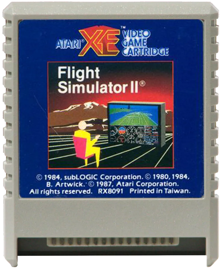 Flight Simulator II cart