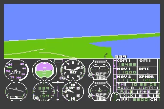 Backdrop artwork for Flight Simulator II