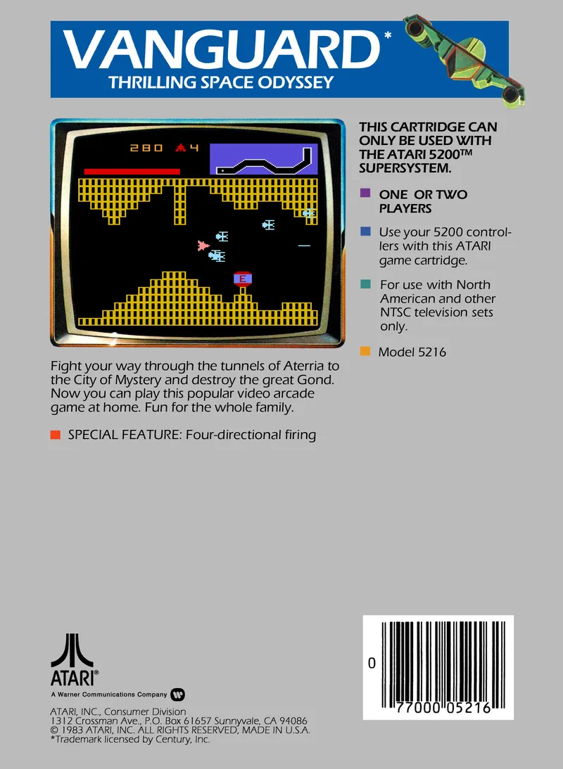 Vanguard box back
