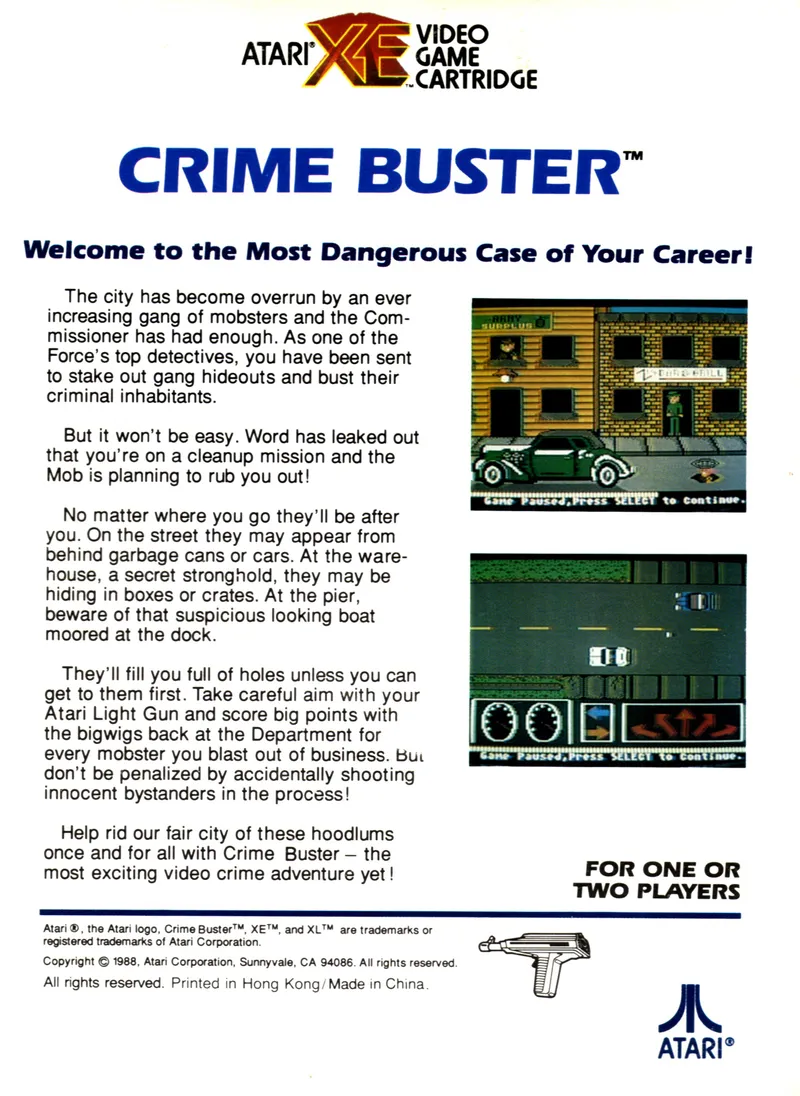 Crime Buster box back