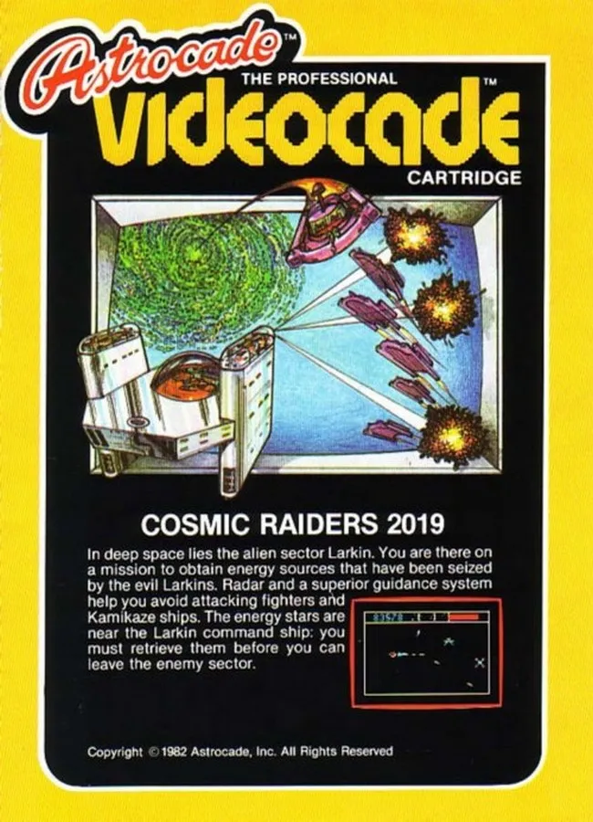 Cosmic Raiders box art