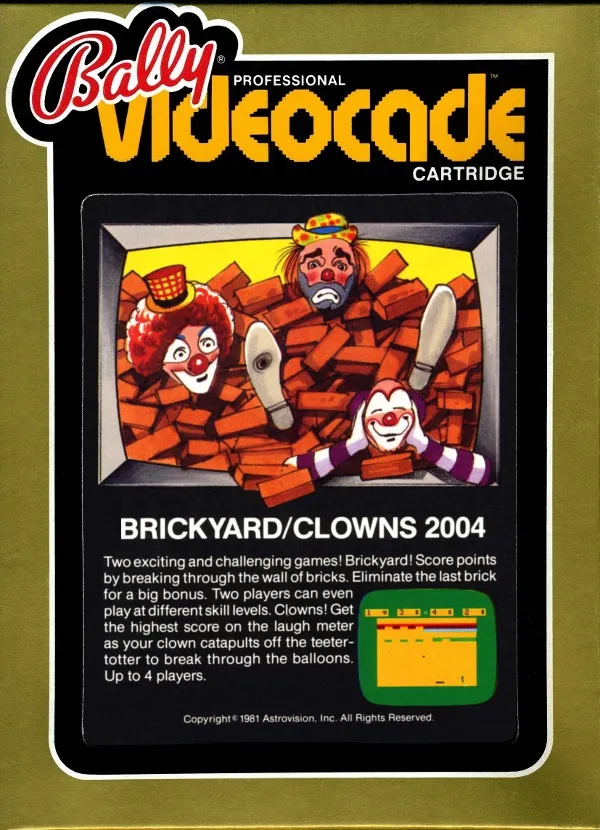 Brickyard / Clowns box art