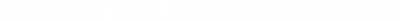 Conan The Barbarian! logo