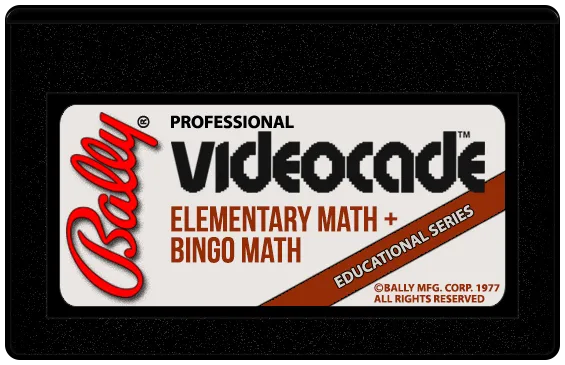 Speed Math / Bingo Math cart