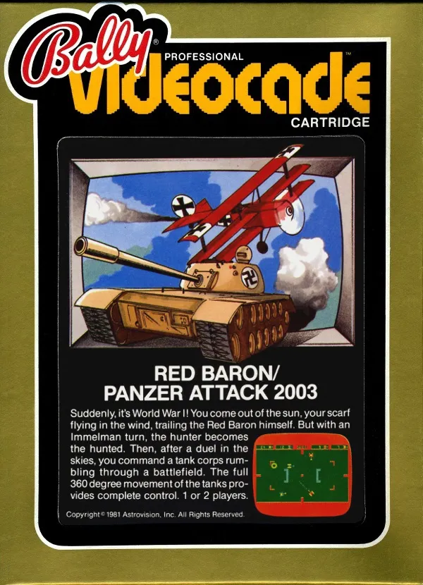 Red Baron / Panzer Attack box art