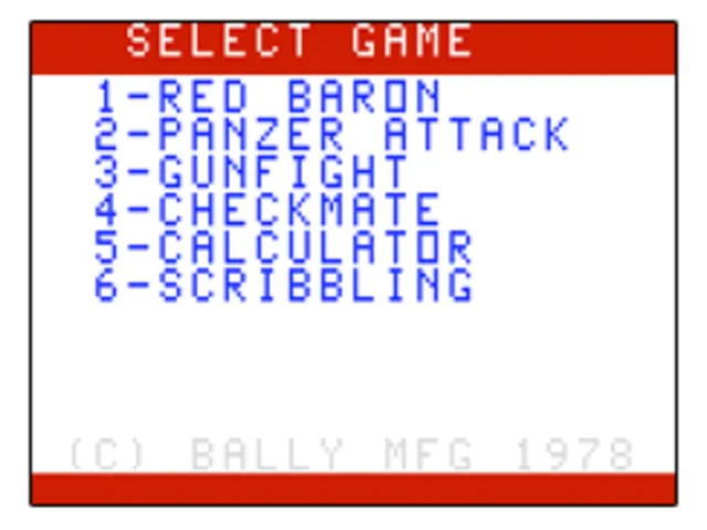 Backdrop artwork for Red Baron / Panzer Attack