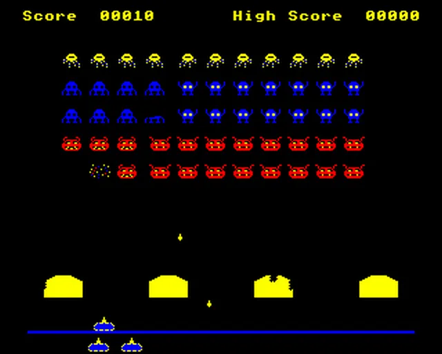 Backdrop artwork for Super Invaders