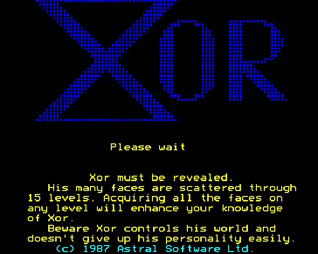 XOR screenshot