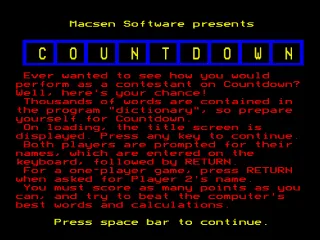 Backdrop artwork for Countdown to Doom