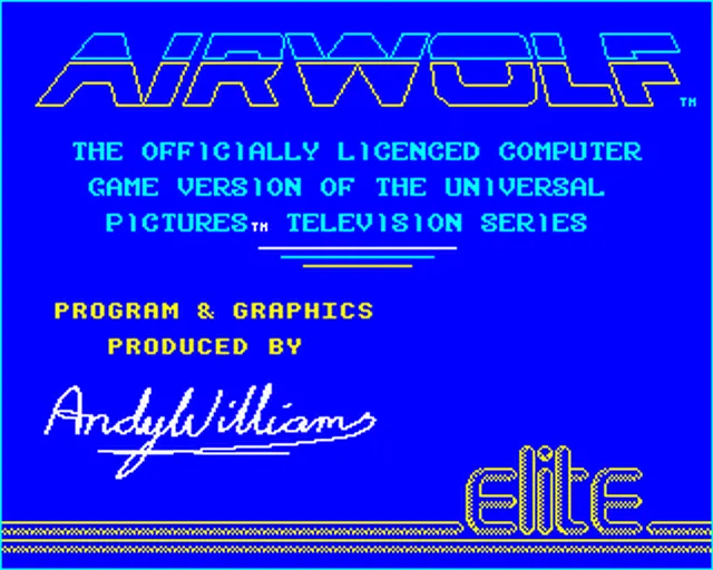 Airwolf screenshot