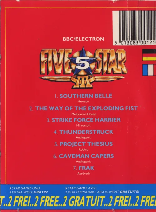 Thunderstruck box back