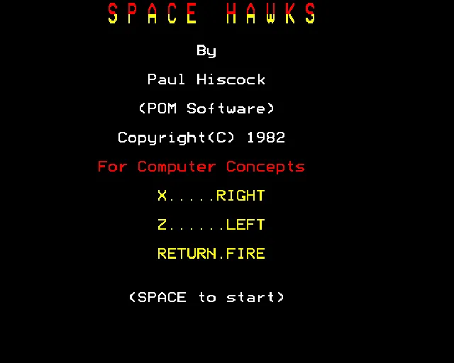 Space Hawks screenshot