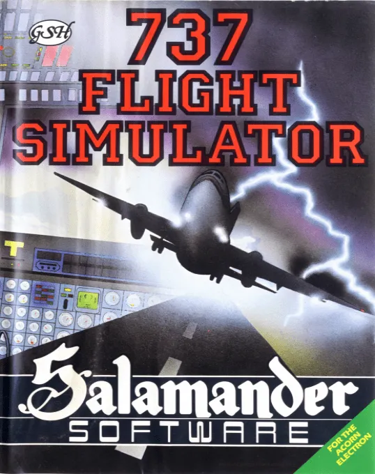 737 Flight Simulator box art