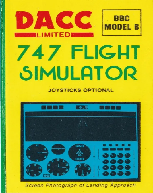747 Flight Simulator box art