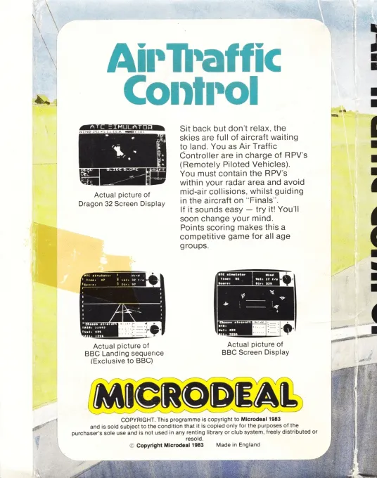 Air Traffic Control box back