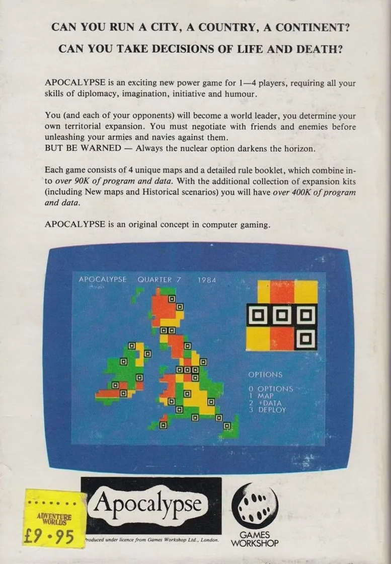 Apocalypse box back