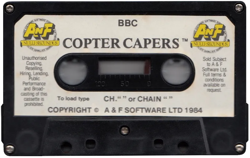 Copter Capers cart