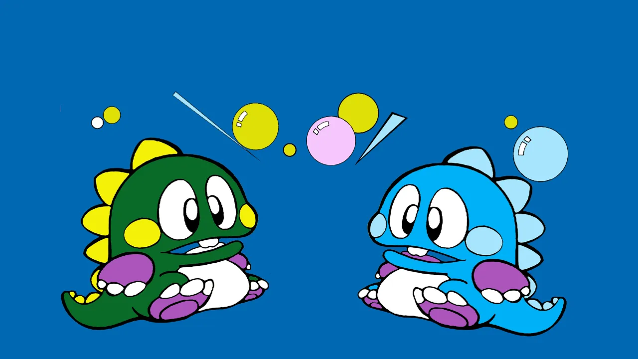 Backdrop artwork for Bubble Bobble
