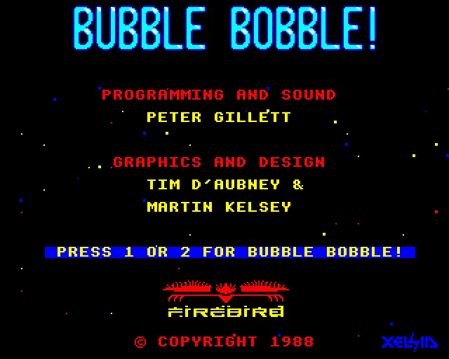 Bubble Bobble screenshot