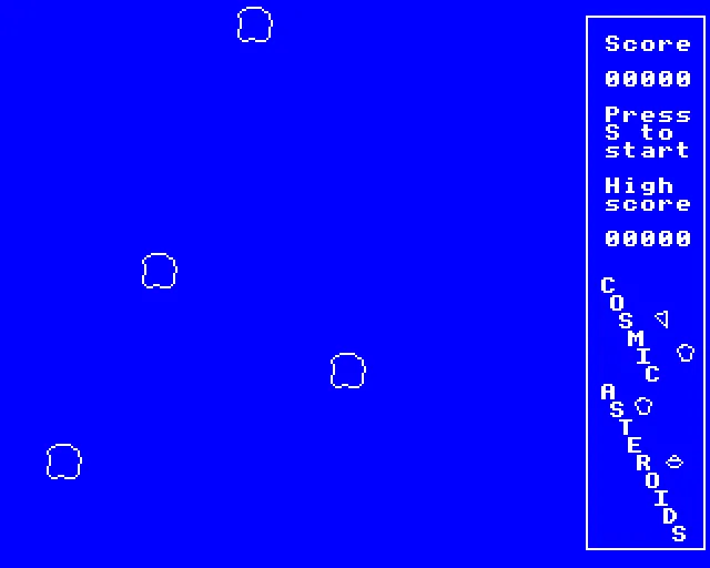 Cosmic Asteroids screenshot