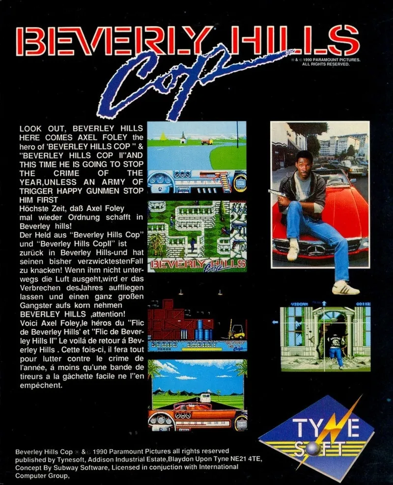Beverly Hills Cop box back