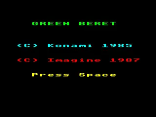 Green Beret screenshot