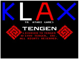 Klax screenshot