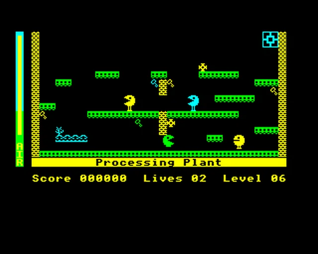 Backdrop artwork for Manic Miner
