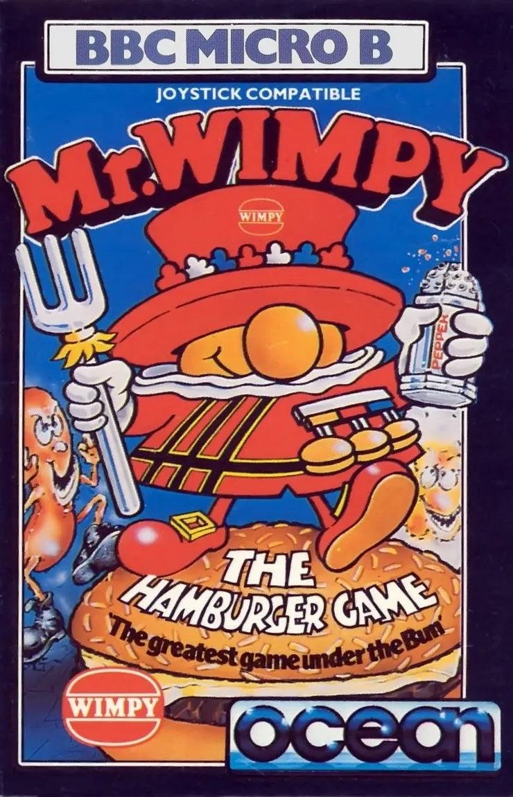 Mr. Wimpy: The Hamburger Game box art