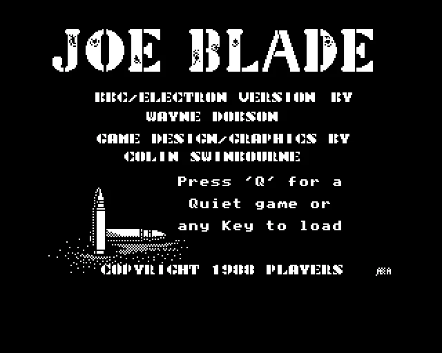 Joe Blade screenshot