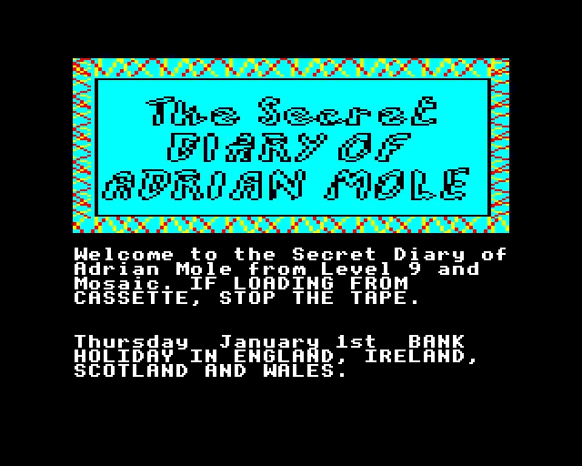 The Secret Diary of Adrian Mole screenshot