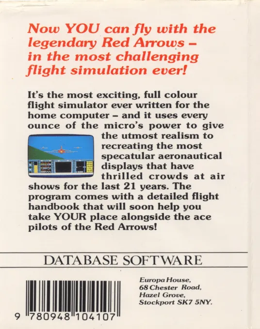 Red Arrows box back