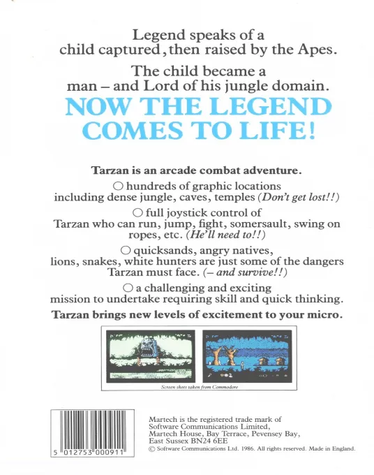 Tarzan box back