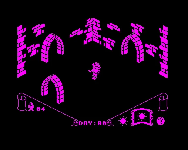 Backdrop artwork for Knight Lore