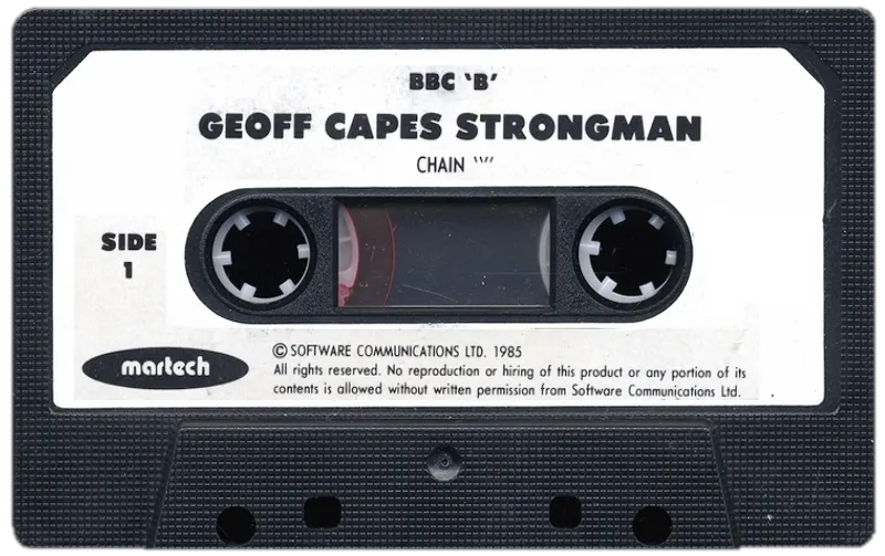 Geoff Capes Strongman cart