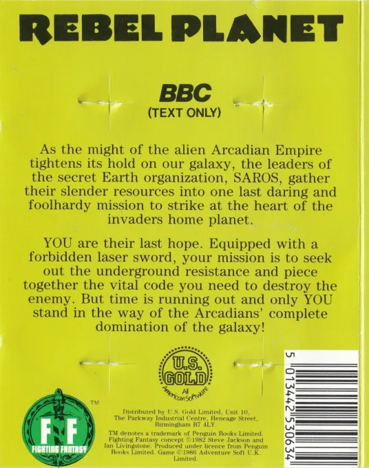 Rebel Planet box back