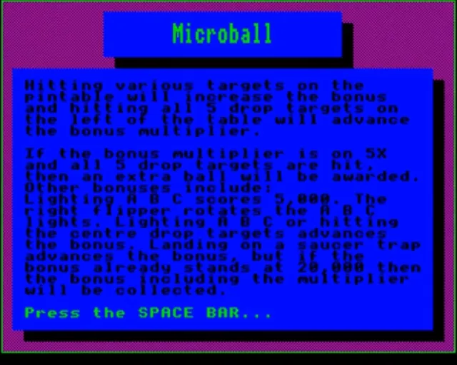 Microball screenshot